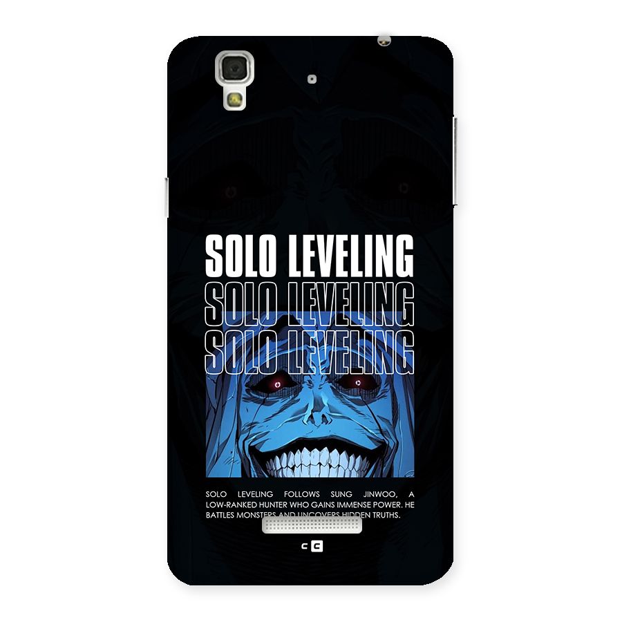 Solo Leveling Typo Back Case for YU Yureka Plus