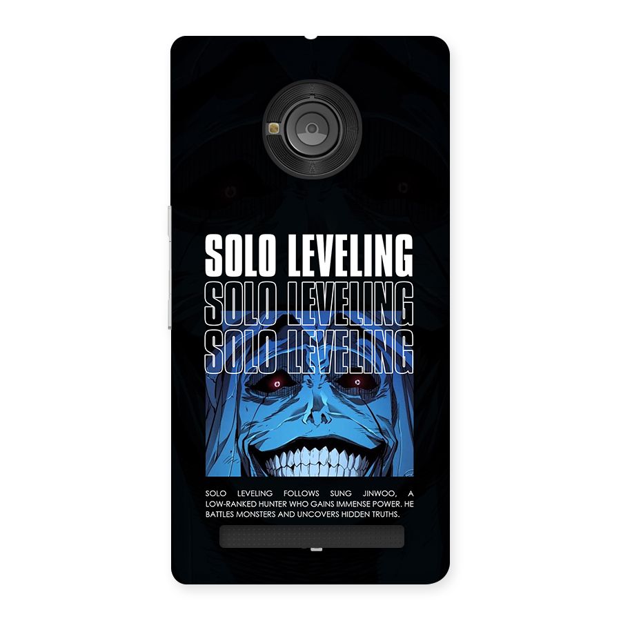 Solo Leveling Typo Back Case for Yunique