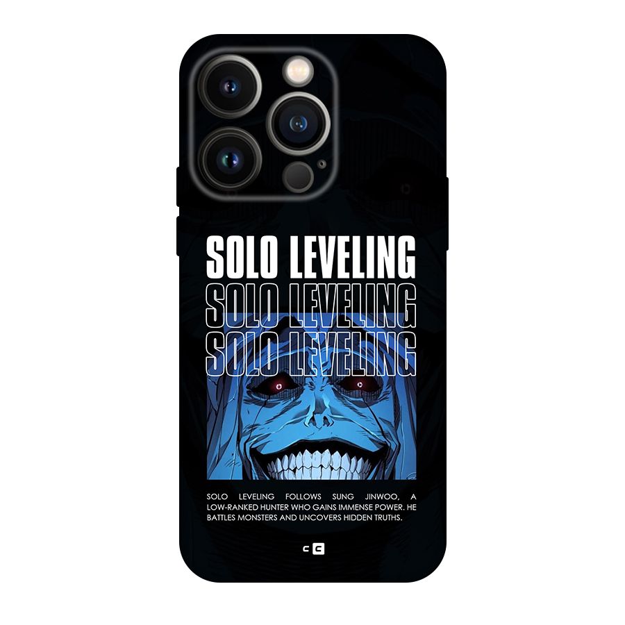 Solo Leveling Typo Back Case for iPhone 14 Pro