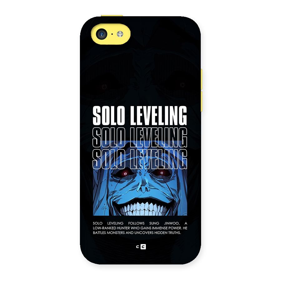 Solo Leveling Typo Back Case for iPhone 5C