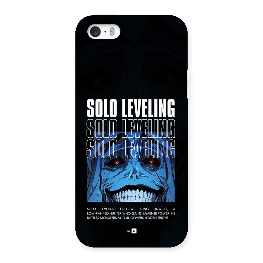 Solo Leveling Typo Back Case for iPhone 5 5s