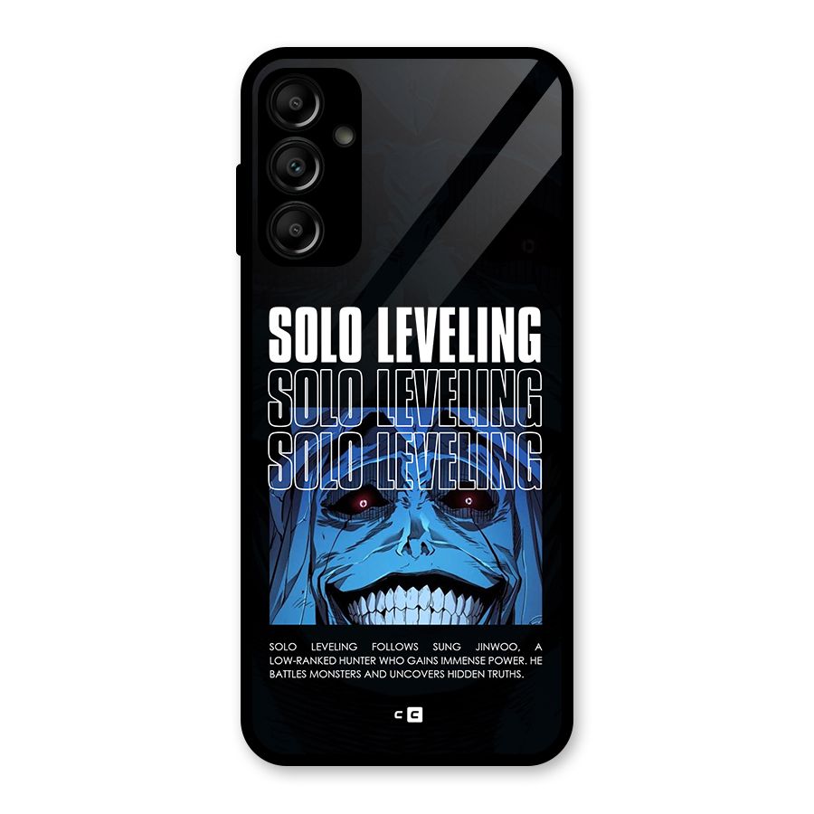 Solo Leveling Typo Glass Back Case for Galaxy A14 5G