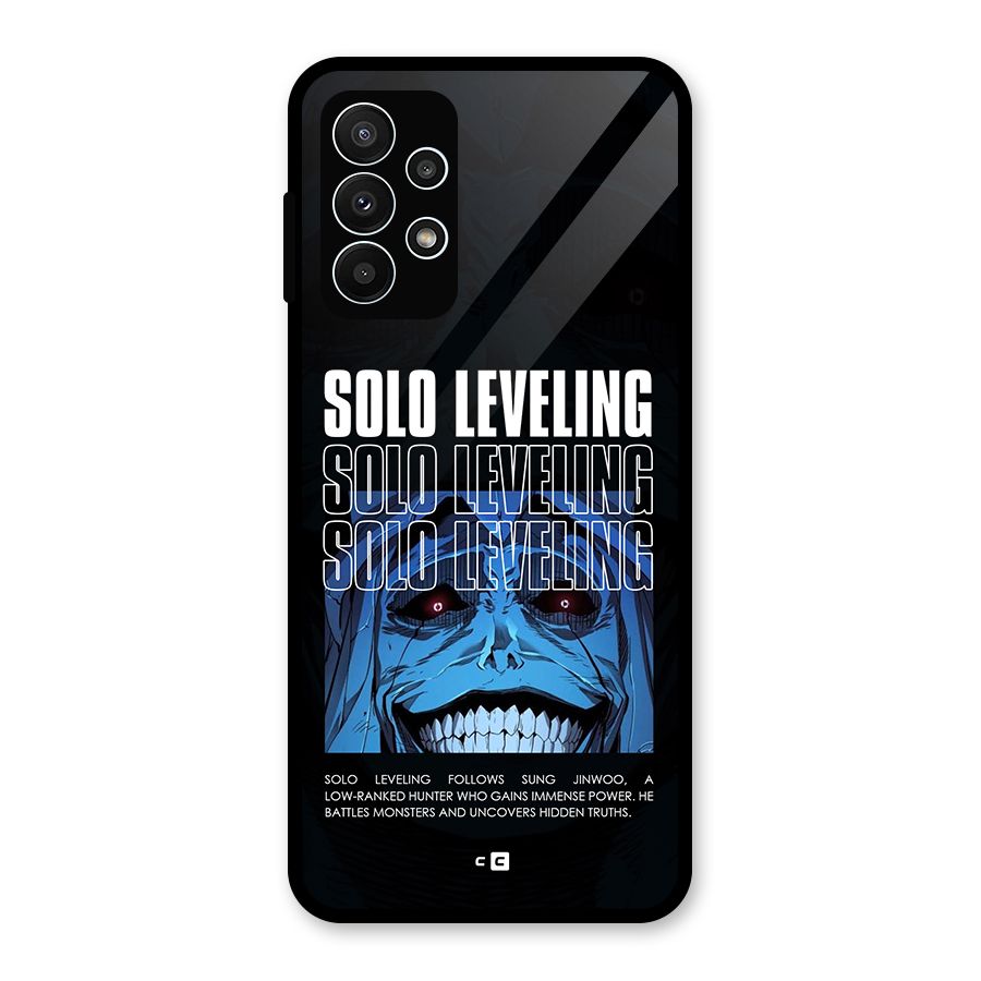Solo Leveling Typo Glass Back Case for Galaxy A23