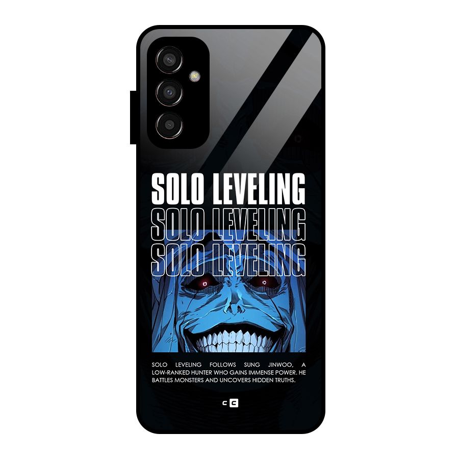 Solo Leveling Typo Glass Back Case for Galaxy F13