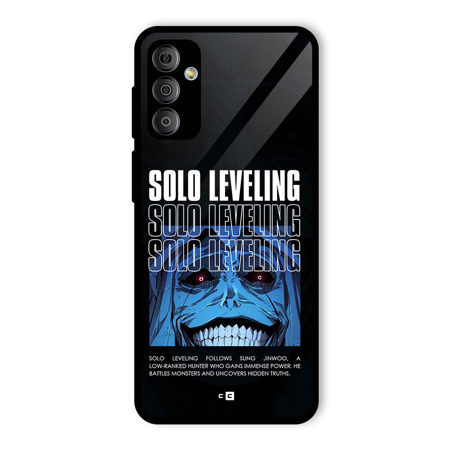 Solo Leveling Typo Glass Back Case for Galaxy F23