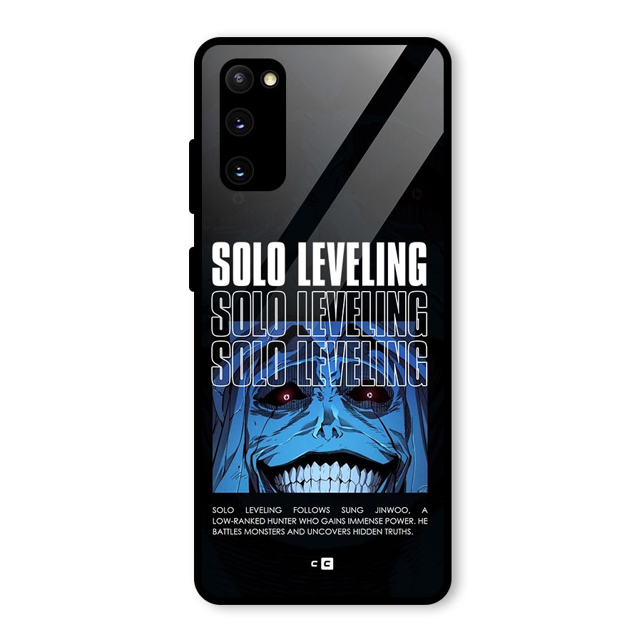 Solo Leveling Typo Glass Back Case for Galaxy S20 FE 5G