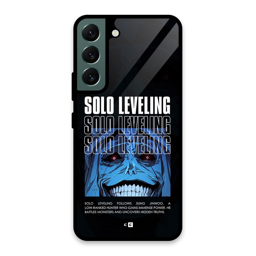 Solo Leveling Typo Glass Back Case for Galaxy S22 5G