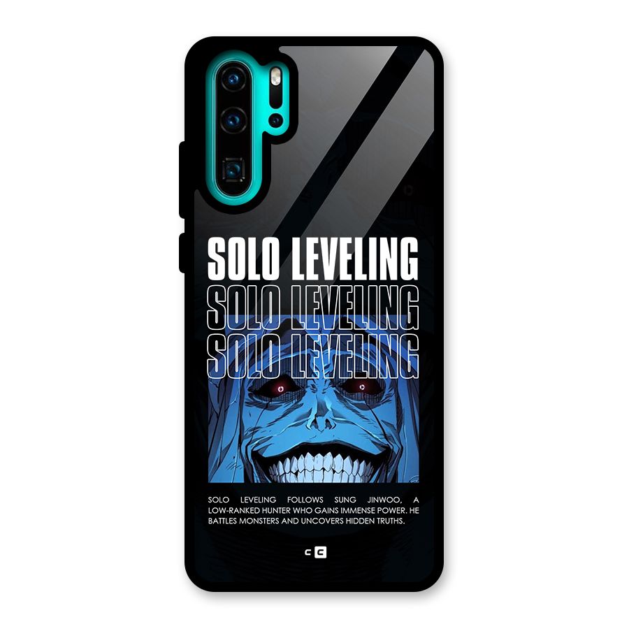 Solo Leveling Typo Glass Back Case for Huawei P30 Pro