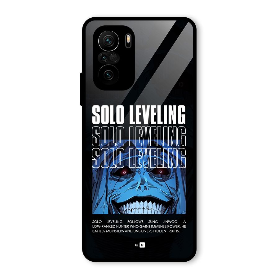 Solo Leveling Typo Glass Back Case for Mi 11x