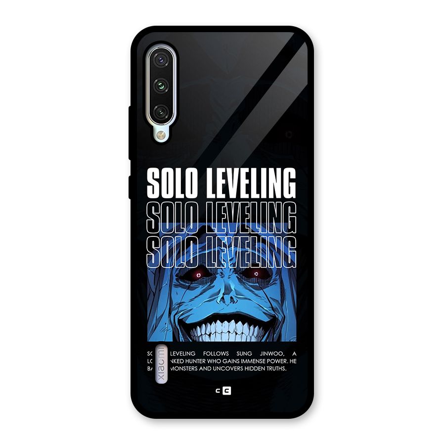 Solo Leveling Typo Glass Back Case for Mi A3