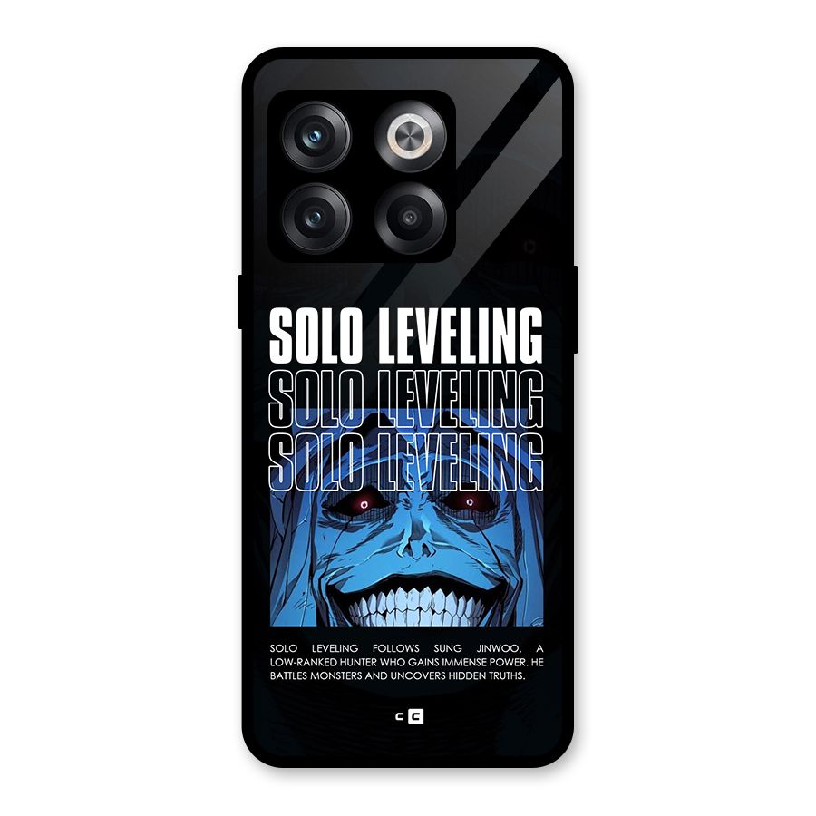 Solo Leveling Typo Glass Back Case for OnePlus 10T