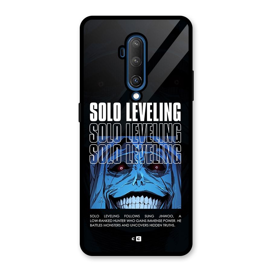 Solo Leveling Typo Glass Back Case for OnePlus 7T Pro