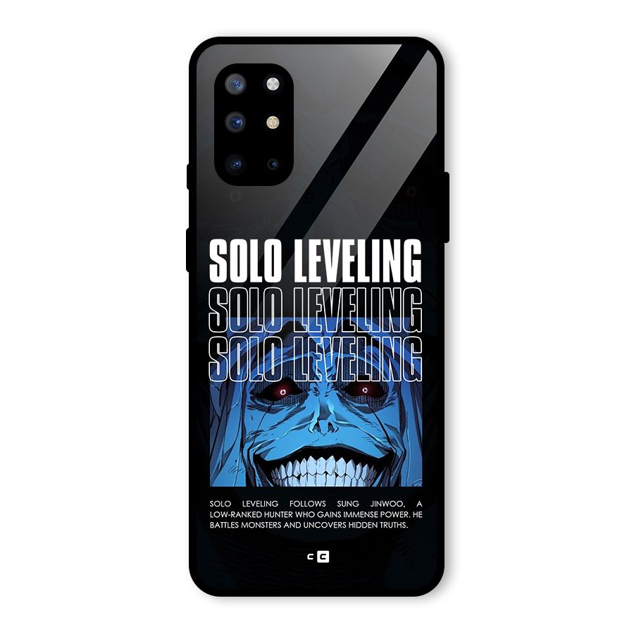Solo Leveling Typo Glass Back Case for OnePlus 8T