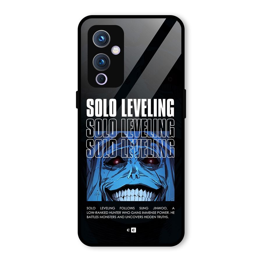 Solo Leveling Typo Glass Back Case for OnePlus 9