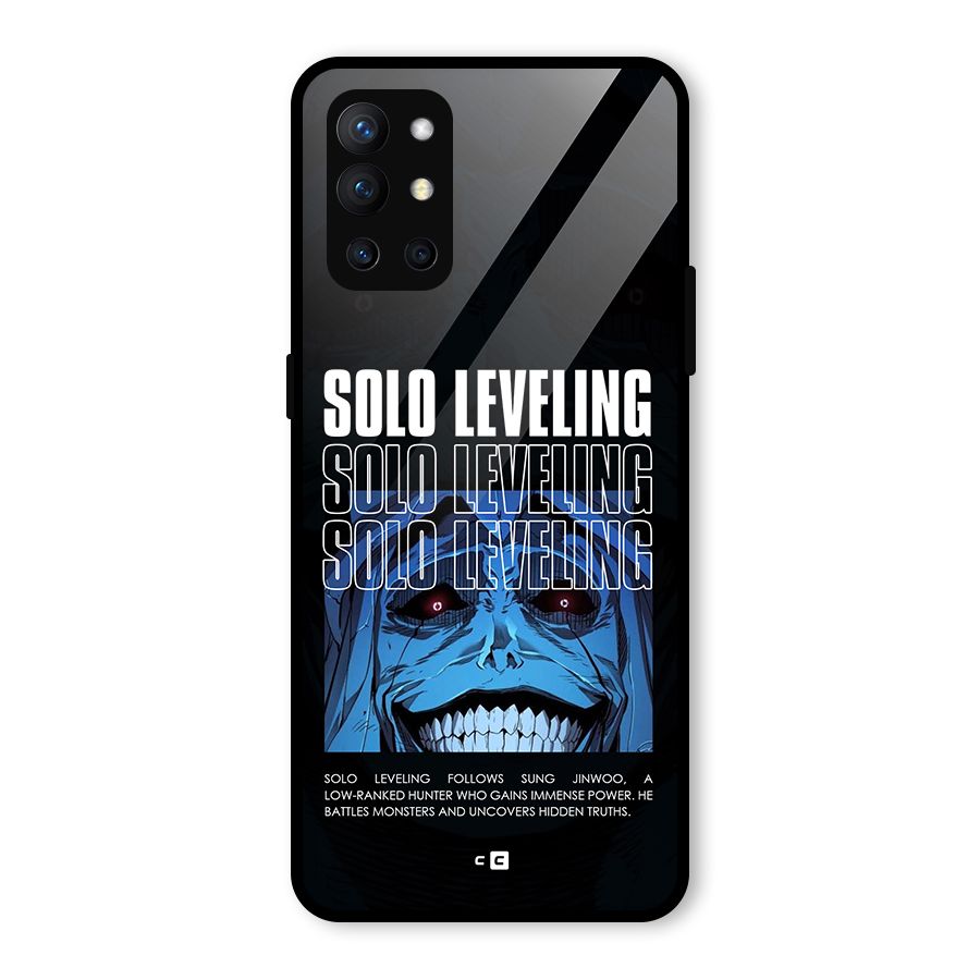 Solo Leveling Typo Glass Back Case for OnePlus 9R