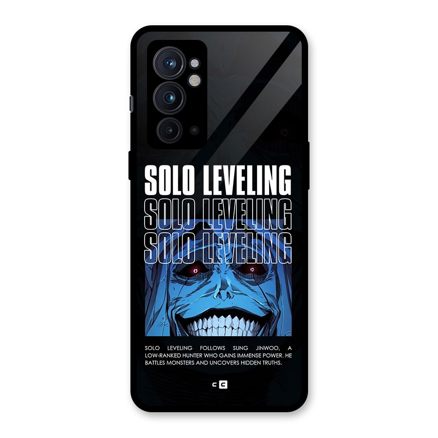 Solo Leveling Typo Glass Back Case for OnePlus 9RT 5G