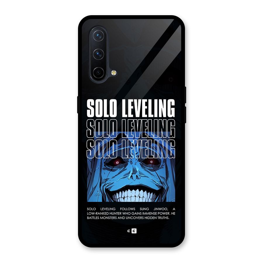 Solo Leveling Typo Glass Back Case for OnePlus Nord CE 5G