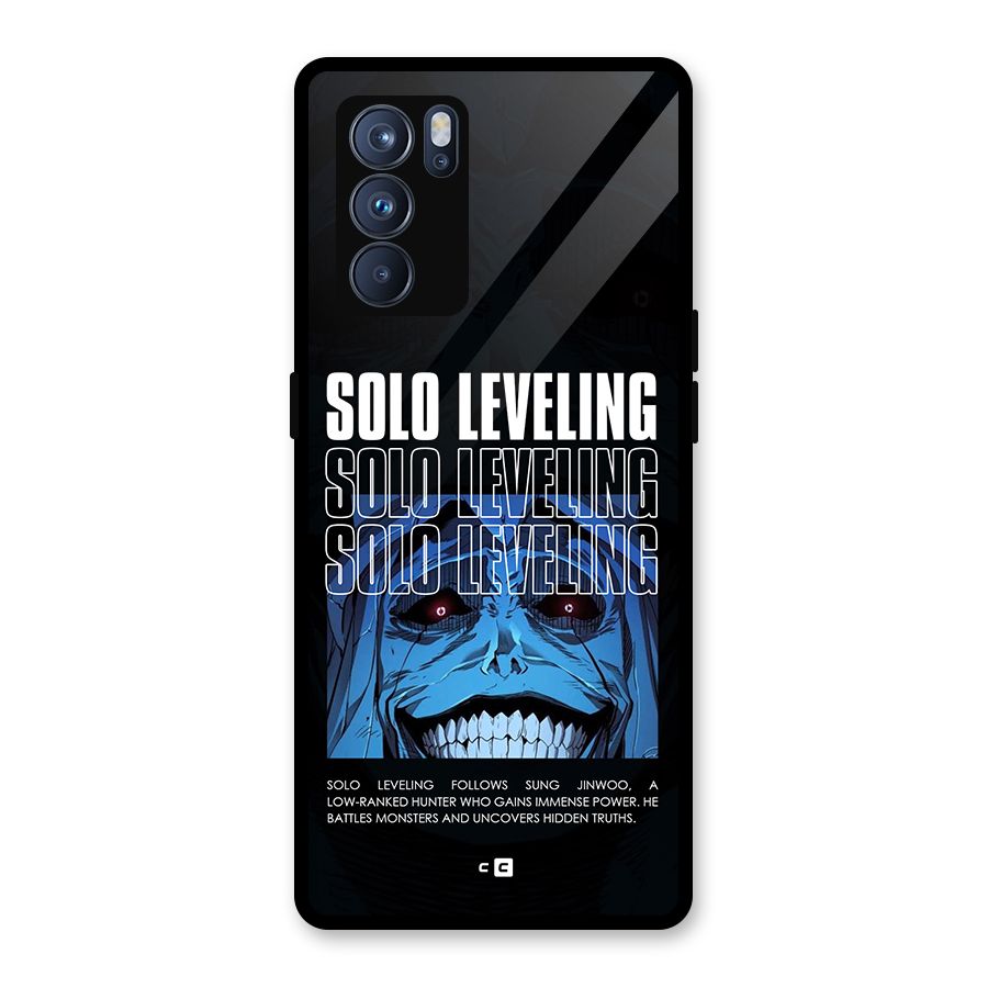 Solo Leveling Typo Glass Back Case for Oppo Reno6 Pro 5G