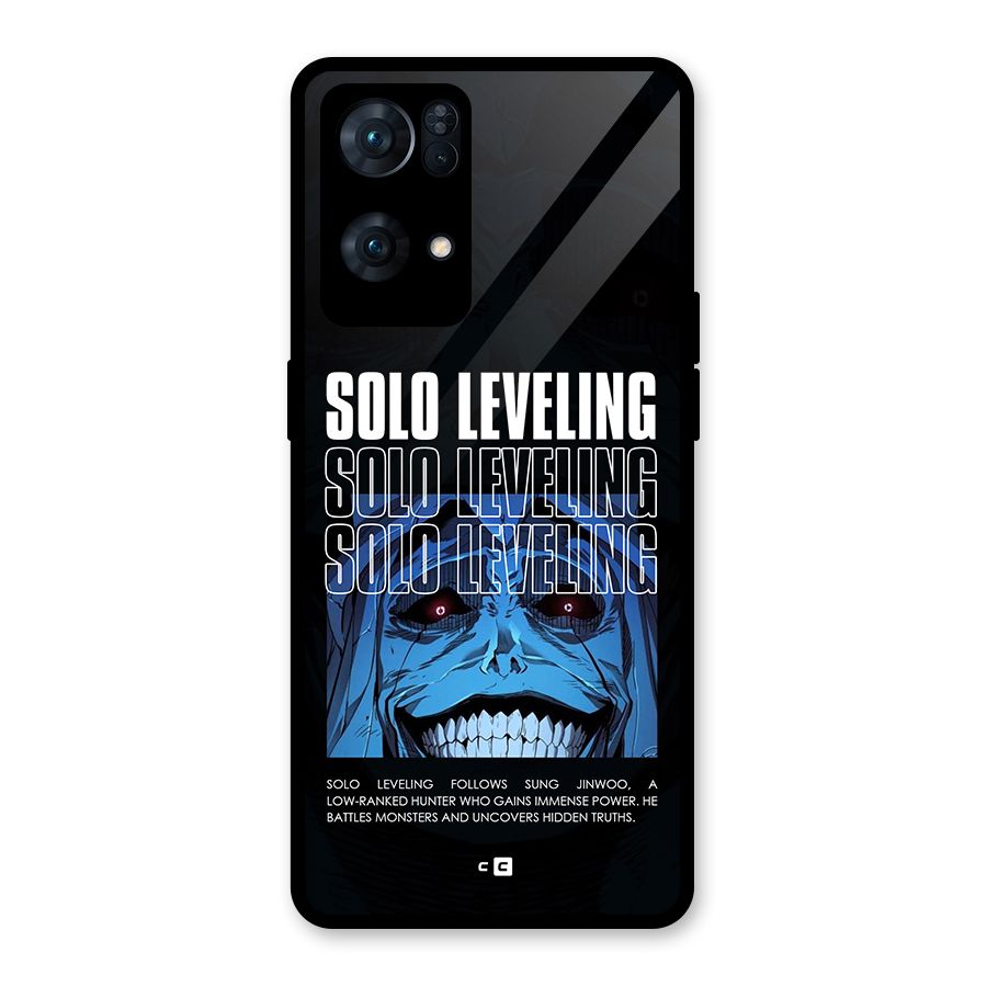 Solo Leveling Typo Glass Back Case for Oppo Reno7 Pro 5G
