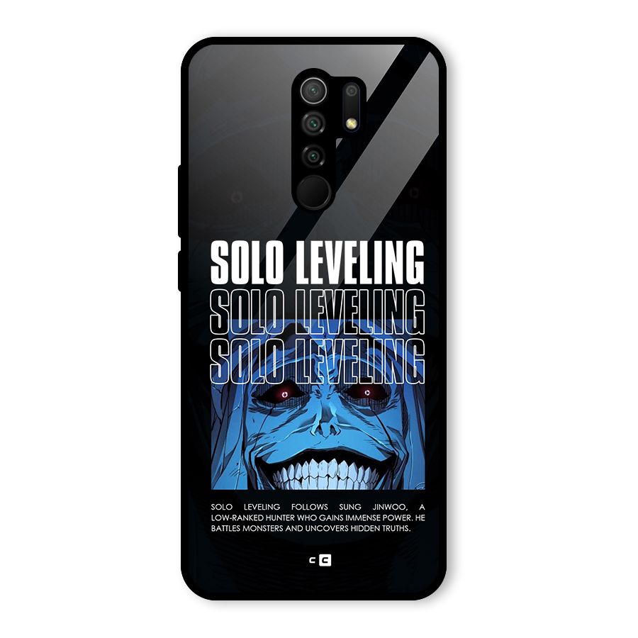 Solo Leveling Typo Glass Back Case for Poco M2