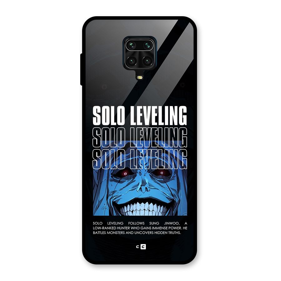 Solo Leveling Typo Glass Back Case for Poco M2 Pro