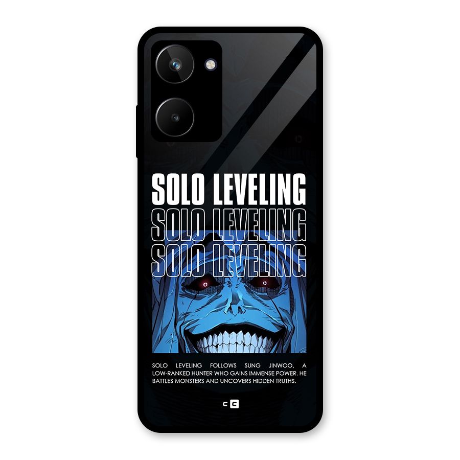 Solo Leveling Typo Glass Back Case for Realme 10