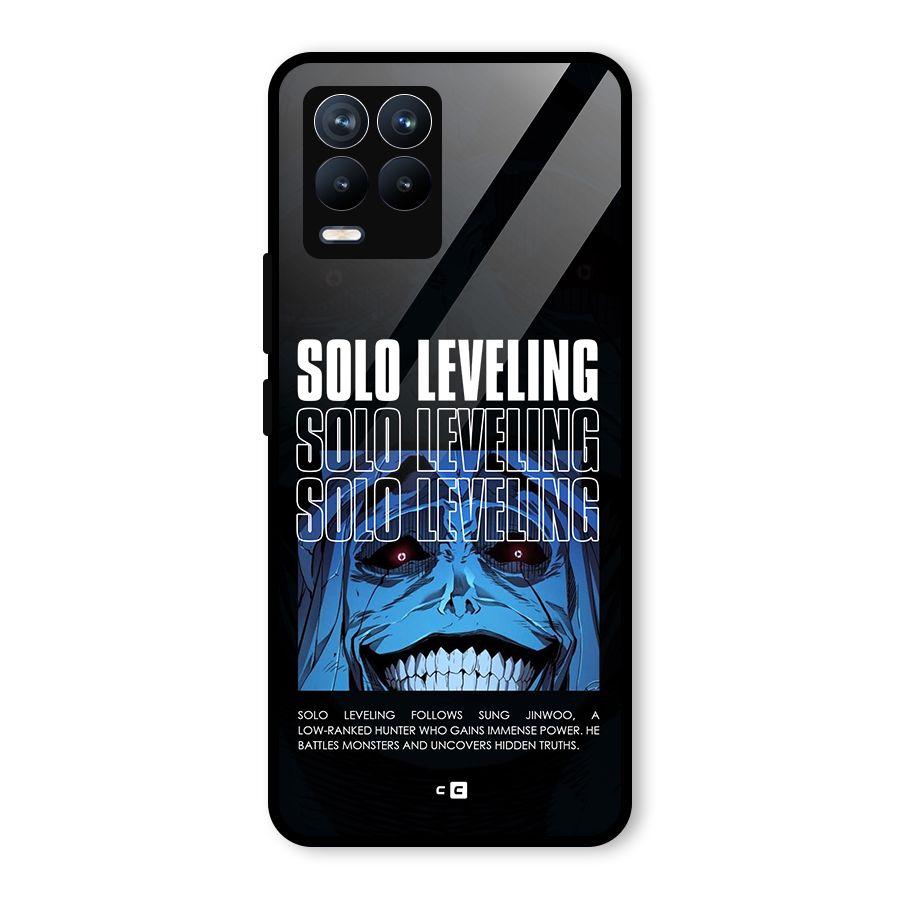 Solo Leveling Typo Glass Back Case for Realme 8