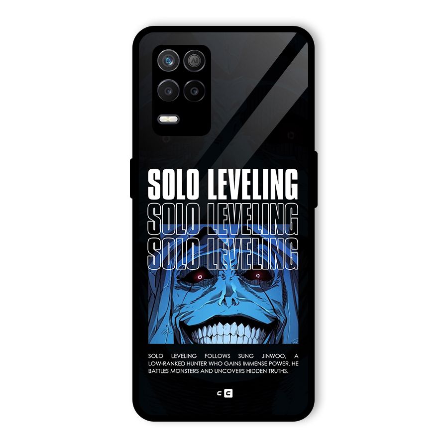 Solo Leveling Typo Glass Back Case for Realme 8 5G