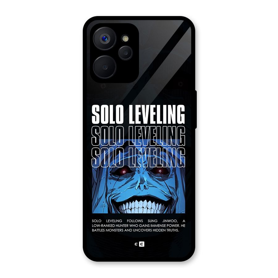 Solo Leveling Typo Glass Back Case for Realme 9i 5G
