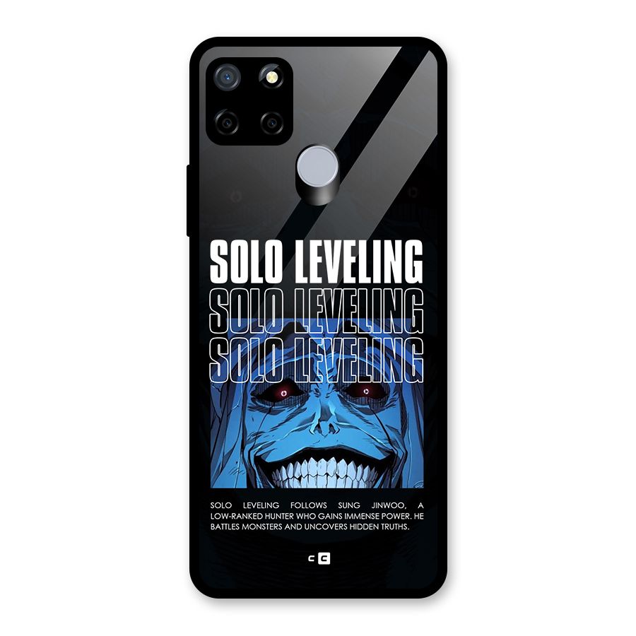 Solo Leveling Typo Glass Back Case for Realme C12