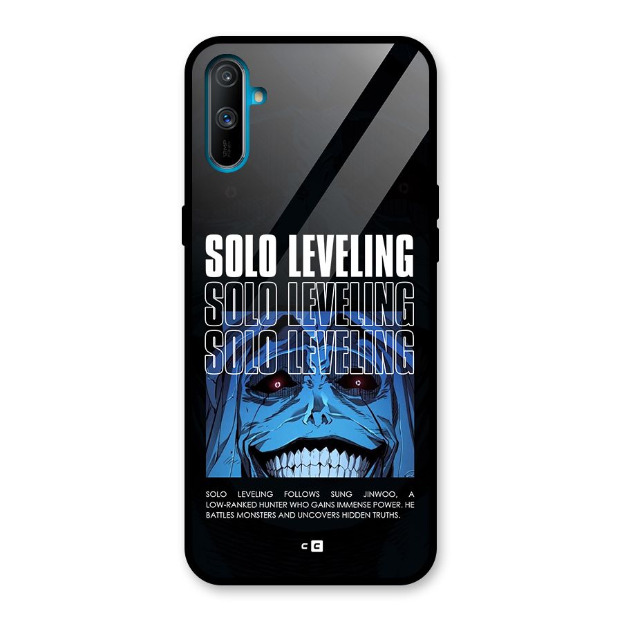 Solo Leveling Typo Glass Back Case for Realme C3