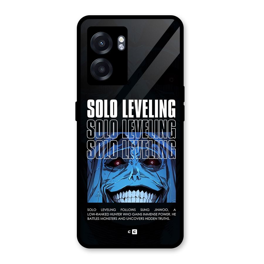 Solo Leveling Typo Glass Back Case for Realme Narzo 50 5G