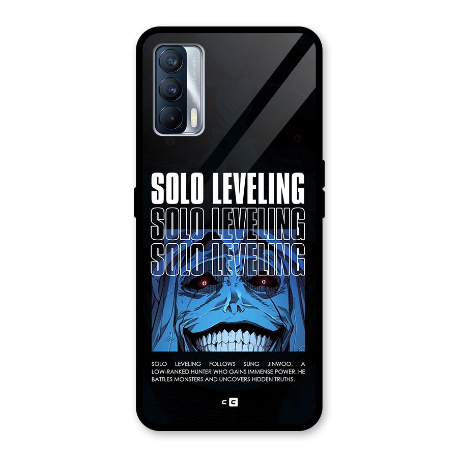Solo Leveling Typo Glass Back Case for Realme X7