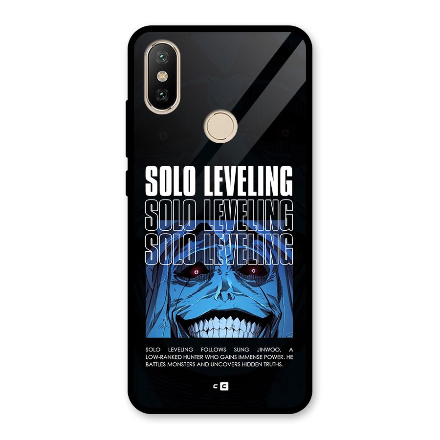 Solo Leveling Typo Glass Back Case for Redmi A2