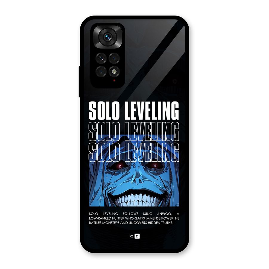Solo Leveling Typo Glass Back Case for Redmi Note 11S