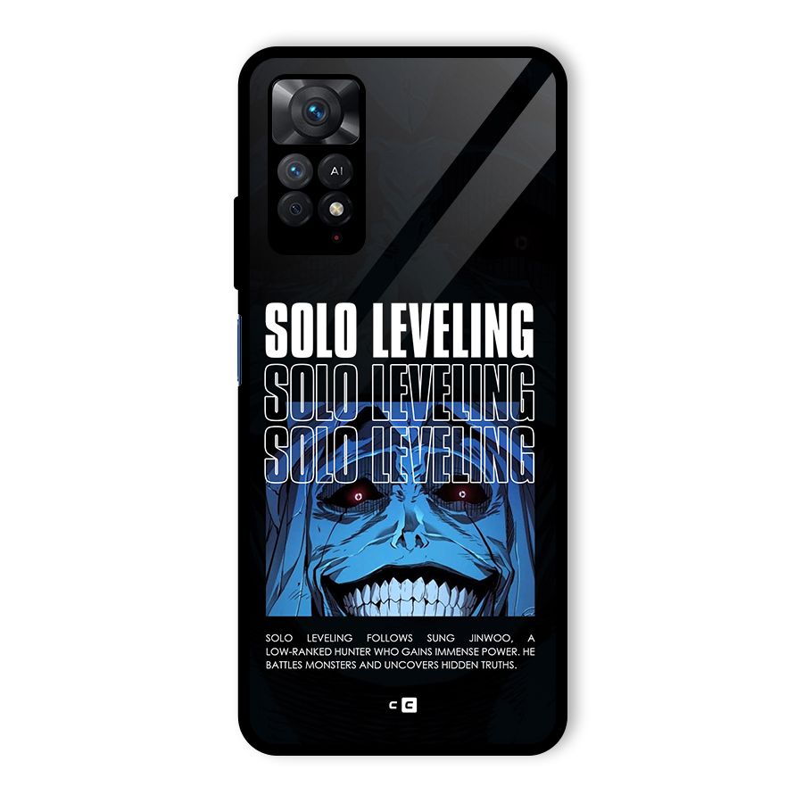 Solo Leveling Typo Glass Back Case for Redmi Note 11 Pro Plus 5G
