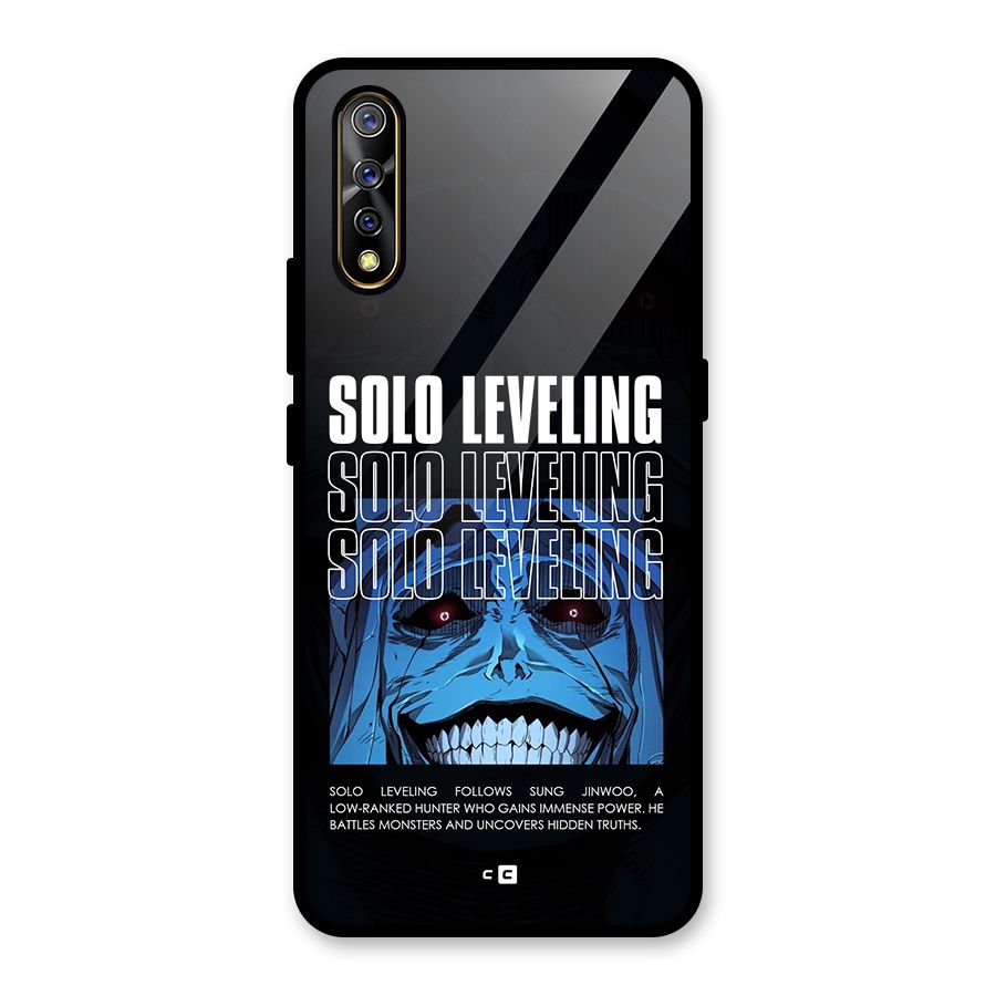 Solo Leveling Typo Glass Back Case for Vivo S1