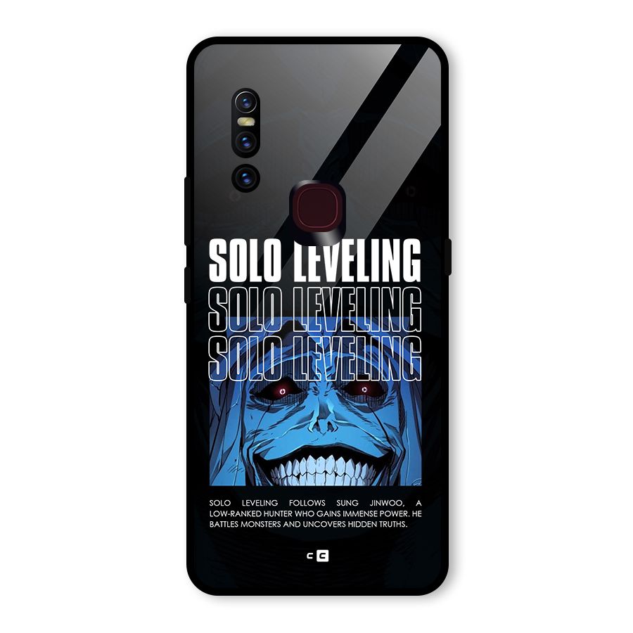 Solo Leveling Typo Glass Back Case for Vivo V15