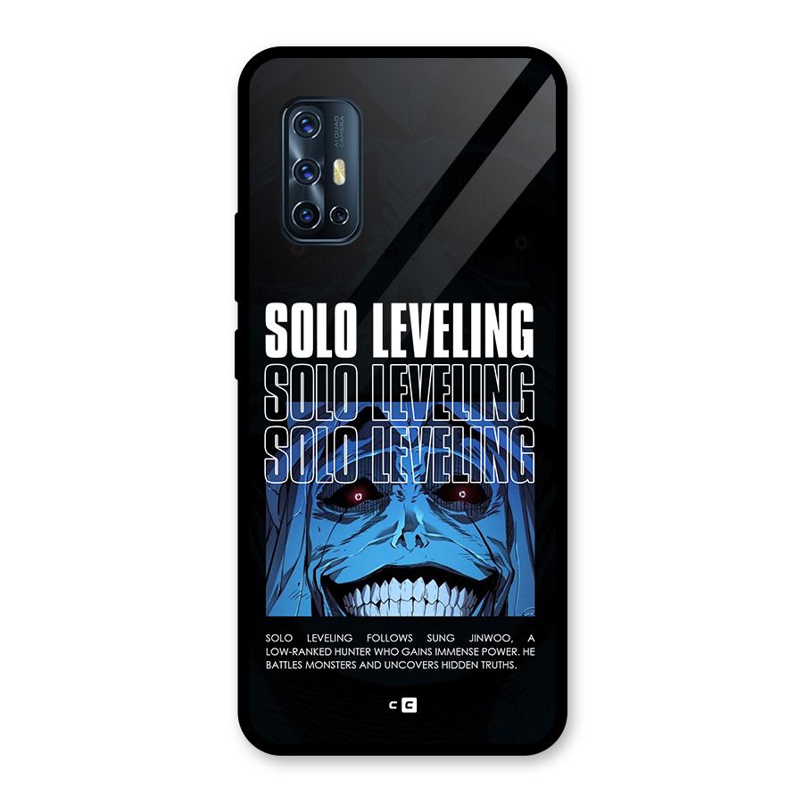 Solo Leveling Typo Glass Back Case for Vivo V17