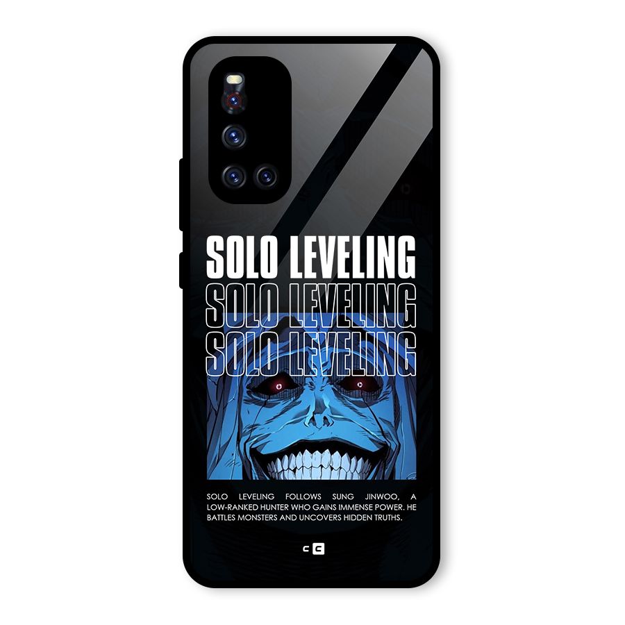 Solo Leveling Typo Glass Back Case for Vivo V19