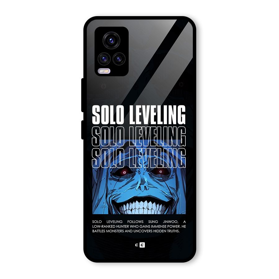 Solo Leveling Typo Glass Back Case for Vivo V20