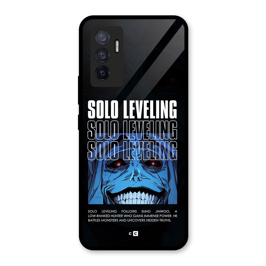 Solo Leveling Typo Glass Back Case for Vivo V23e