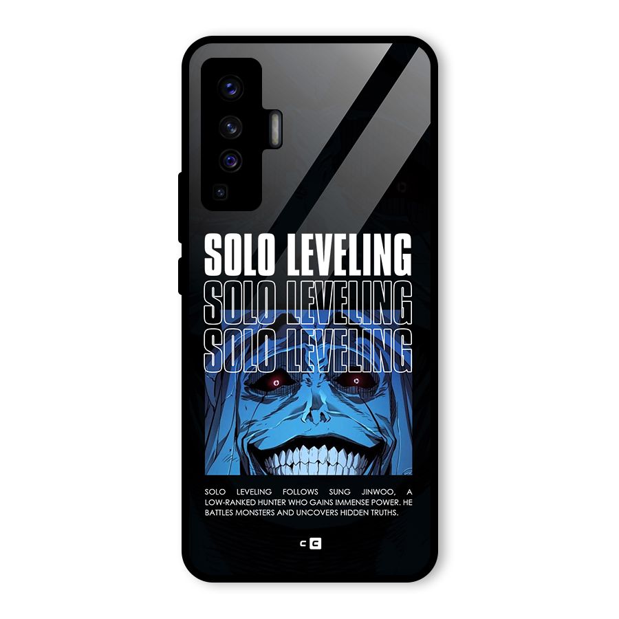 Solo Leveling Typo Glass Back Case for Vivo X50