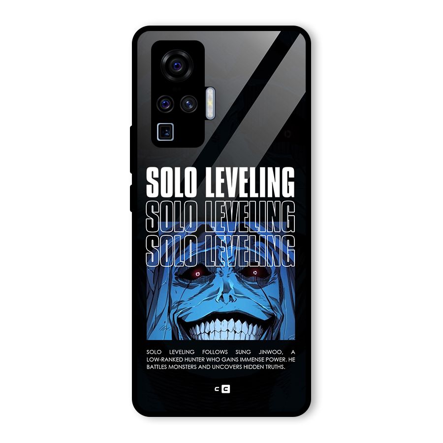 Solo Leveling Typo Glass Back Case for Vivo X50 Pro