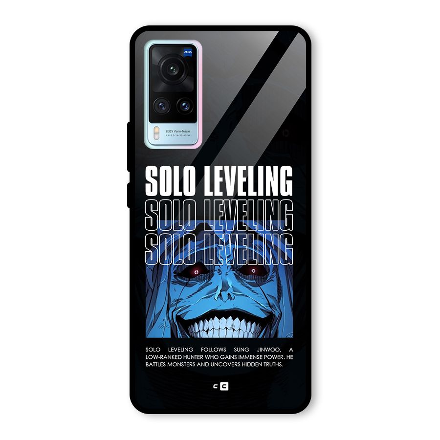 Solo Leveling Typo Glass Back Case for Vivo X60