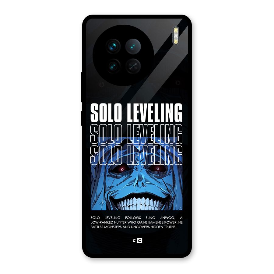 Solo Leveling Typo Glass Back Case for Vivo X90
