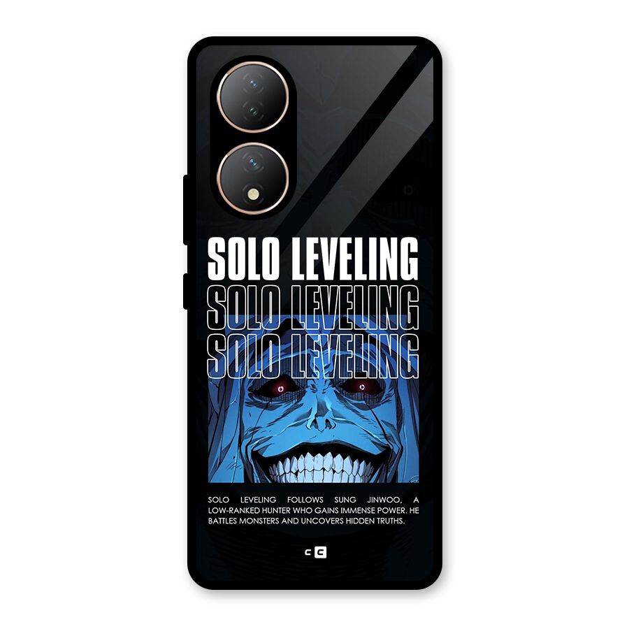 Solo Leveling Typo Glass Back Case for Vivo Y100A