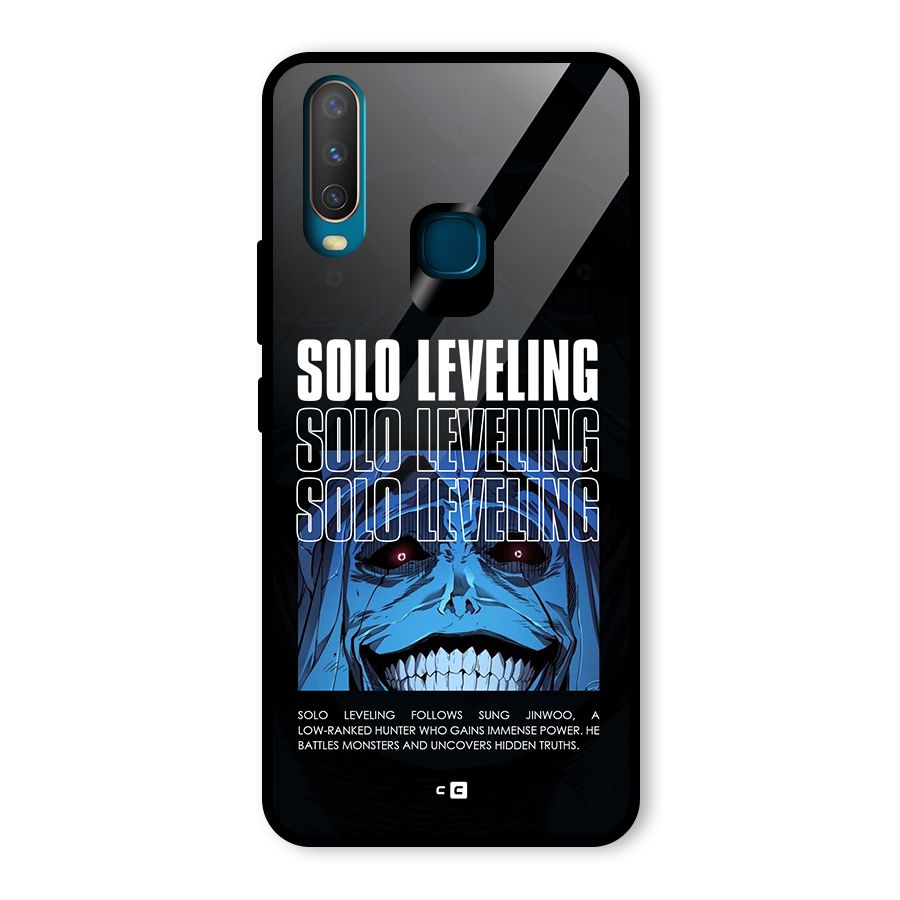 Solo Leveling Typo Glass Back Case for Vivo Y15