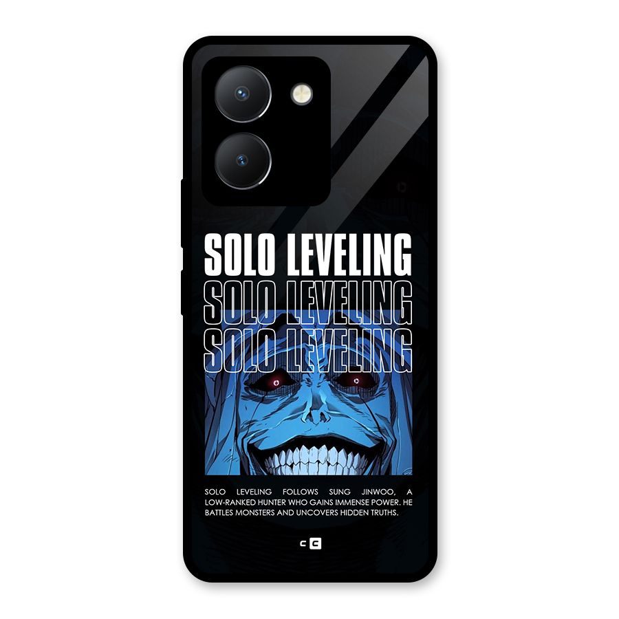 Solo Leveling Typo Glass Back Case for Vivo Y36