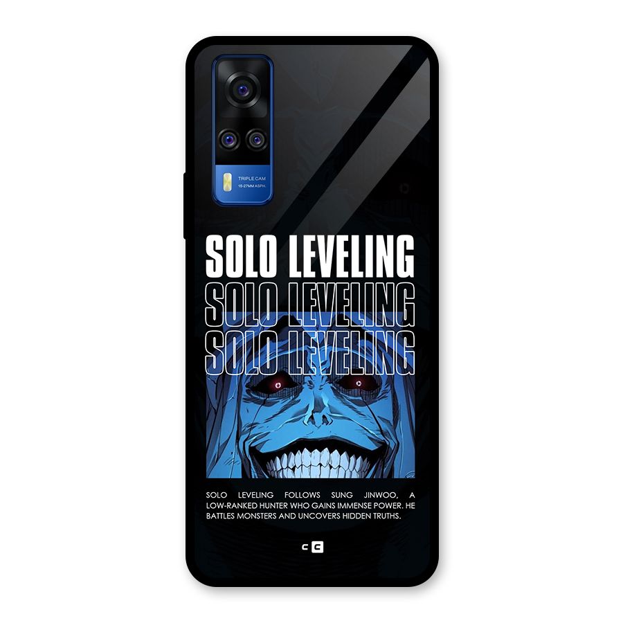 Solo Leveling Typo Glass Back Case for Vivo Y51